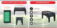 KICK Legend 55"" Foosball Table — Premium, Heavy-Duty Game Table(m-7)