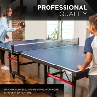 STIGA Advantage Series Table Tennis Tables – 13/15/19/25 mm Tops, QuickPlay 10-Minute Assembly, Playback Mode, Lockable 4"" Casters(m-2)
