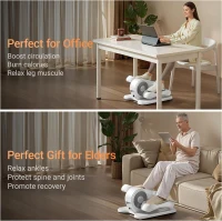 Under-Desk Elliptical Trainer – Electric Seated Pedal Exerciser with Remote, 12 Speed Levels, Forward/Reverse, Manual (HR) & Auto Modes for Home or Office(m-7)