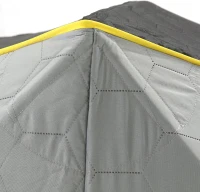 CLAM 14471 Jason Mitchell X5000 9 ft Thermal Hub Shelter - Portable 4-6 Person Ice Fishing Tent with Anchors and Carry Bag(m-4)