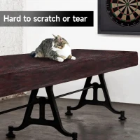 GSE Games & Sports Expert 16' Brown Heavy-Duty Leatherette Shuffleboard Table Cover(m-5)