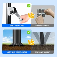 Patiassy Heavy-Duty Portable Volleyball Net — Adjustable Aluminum Poles, Winch Tension System, PU Ball & 1680D Carry Bag(m-4)