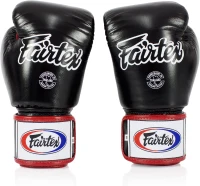 Fairtex BGV1 Muay Thai Boxing Training Gloves for Men, Women & Kids — Premium, Shock-Absorbing Leather (8 oz)(m-2)