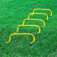 Trademark Innovations Speed Training Hurdles – Pack of 5, 6-Inch Agility Hurdles(m-6)