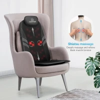 COMFIER Shiatsu Back Massager with App Control and Heat — Electric Chair Massage Pad with Adjustable Intensity and Seat Cushion for Office & Home, Ideal Gift for Mom and Dad(m-5)