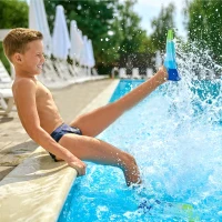 Prsca Youth Short Swim Fins — Training Flippers for Children, Girls & Boys(m-5)