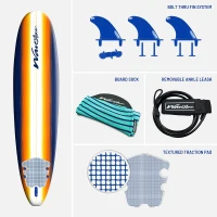Wavestorm Classic 8ft Soft-Top Surfboard(m-7)