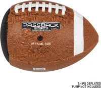 Passback Official Composite Football - High School Training Ball (Ages 14+), Ships Deflated(m-2)