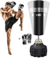 Dripex Freestanding Punching Bag with Gloves — 70"" Heavy Boxing Bag & 12 oz Gloves, Stand for Adult & Teen Home Workouts(m-1)