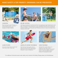 Intex Metal Frame Round Above-Ground Family Pool, 12 ft x 30 in, Blue — for Ages 6 and Up(m-7)