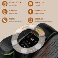 VIVURN 028 Under-Desk Elliptical — Quiet Electric Pedal Exerciser, 12 Speeds & 5 Modes, Compact Low-Impact Trainer for Seniors(m-6)