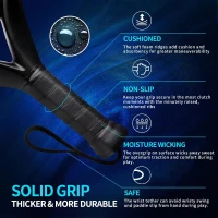 Performance Padel Racket — Carbon Fiber Face & EVA Memory Flex Foam Core, Extended Length(m-4)