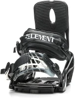 5th Element Summit Stealth Men's Snowboard Bindings — Universal Mounting Disc & Hardware for New or Replacement Boards, Beginner–Intermediate(m-8)