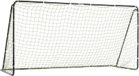 Franklin Sports Competition Soccer Goal – 12'x6' Portable Steel Goal with Net & 6 Galvanized Stakes – Available in Multiple Sizes & Colors(m-1)