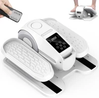 Under-Desk Elliptical Exercise Machine — 12-Speed Seated Foot Pedal Trainer with Auto/Manual Modes, Portable Electric Ellipse for Seniors (As Seen on TV)(m-1)