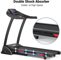 THERUN 0–15% Auto Incline Folding Treadmill for Home, 300 lb Max Load, Wide 17"" Belt, 3.5 HP, App-Enabled with Heart Rate(m-3)