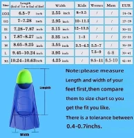 Kids Short Swim Fins by Fanwill — Soft, Comfortable Flippers for Lap Workouts and Swim Training (Boys & Girls, Beginners)(m-5)