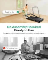 UREVO Smart Treadmill with 9% Auto Incline, UREVO App, AI-Powered Music Courses, HIIT Programs & One-Click Mute(m-7)