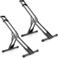 CHEPARK Bike Floor Stand Rack — Freestanding Indoor Bike Holder for Garage/Home, Fits 20""–29"" Bikes (2-Bike Rack)(m-1)