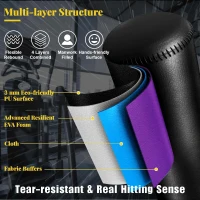 Freestanding Punching Bag with 12 oz Pro Gloves — 70"" Standing Heavy Bag, 203 lb Sand-Fill Base, Shock Absorbing System(m-3)