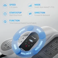 UMAY Under-Desk Elliptical – Quiet Portable Seated Pedal Exerciser for Seniors with Remote, 12 Speeds, Auto and Manual Modes(m-3)