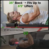 FLYBIRD Adjustable Weight Bench – Foldable 750 lb Capacity Bench for Users up to 6'5"", 27 lb Sturdy Multi-Angle Bench with 90 Position Options for Incline/Decline/Flat Training(m-2)