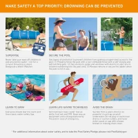 Intex 9.8' x 79"" x 29.5"" Rectangular Above-Ground Backyard Pool with Flow-Control Drain Valve, Blue(m-8)