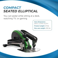 Stamina InMotion Compact Strider — Portable Under-Desk Elliptical for Seated or Standing Use(m-3)