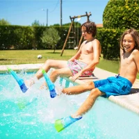 Prsca Youth Short Swim Fins — Training Flippers for Children, Girls & Boys(m-3)