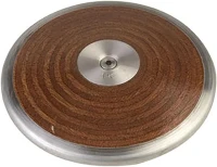 Champion Sports 1.6 kg Practice and Competition Discus – Wood Laminate Shell with Steel Rim for High School Athletes(m-1)