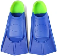 Kids Short Swim Fins by Fanwill — Soft, Comfortable Flippers for Lap Workouts and Swim Training (Boys & Girls, Beginners)(m-2)