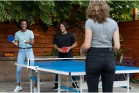 STIGA XTR Professional Outdoor/Indoor Table Tennis Table - All-Weather Aluminum Composite Top with Net & Posts, 10-Minute QuickPlay Assembly and Compact Foldable Storage(m-10)