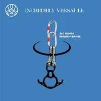 Complete Aerial Silks Starter Set – 9 Yards Tricot Fabric with Rigging Pack & Instructions for Acrobatic and Therapeutic Aerial Practice (Up to 13 ft Rigging)(m-5)