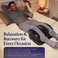 Cloud Massage Shiatsu Foot Massager with Heat — Deep Kneading Therapy for Pain Relief, Improved Circulation and Post-Activity Recovery for Plantar Fasciitis & Arthritis(m-2)