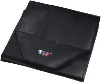GSE Games & Sports Expert 16 ft Black Heavy-Duty Leatherette Shuffleboard Table Cover - Heavy-Duty Shuffleboard Accessory(m-6)