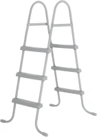 Bestway Steel Pro MAX 14' x 42"" Round Above-Ground Pool Set — Metal Frame Family Pool with Filter Pump, Ladder & Cover, Gray(m-8)