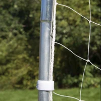 Franklin Sports Competition Portable Steel Soccer Goal — Folding Backyard Goal with Net & Ground Stakes (Multiple Sizes/Colors)(m-5)