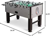 EastPoint Sports Monaco 54"" Official Competition-Size Deluxe Foosball Table — Indoor Multiplayer, Includes 4 Foosballs(m-13)