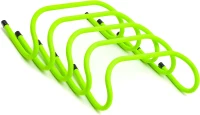 Trademark Innovations 6-Inch Speed Training Hurdles – Pack of 5 (Light Green)(m-1)
