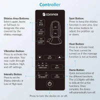 COMFIER Shiatsu Back Massager with Heat, Deep Tissue Kneading Seat Cushion, Massage Chair Pad for Full Back — Home or Office(m-7)