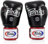 Fairtex BGV1 Muay Thai Boxing Training Gloves for Men, Women & Kids — Premium, Shock-Absorbing Leather (8 oz)(m-6)