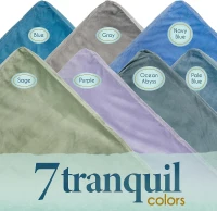 Florensi Velvet Zabuton Meditation Mat with 100% Cotton Insert — 32 in x 3 in Floor Cushion for Sitting & Yoga(m-8)