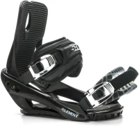 5th Element Summit Stealth Men's Snowboard Bindings — Universal Mounting Disc & Hardware for New or Replacement Boards, Beginner–Intermediate(m-1)