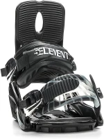 5th Element Summit Stealth Men's Snowboard Bindings — Universal Mounting Disc & Hardware for New or Replacement Boards, Beginner–Intermediate(m-6)