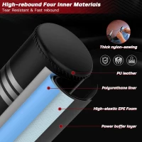 Dripex Freestanding Punching Bag with Gloves — 70"" Heavy Boxing Bag & 12 oz Gloves, Stand for Adult & Teen Home Workouts(m-4)