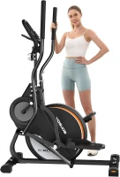 YOSUDA 3-in-1 Elliptical Cardio Climber – Home Elliptical + Climber + Stepper with 45° Incline, 15.5"" Stride, 16 Resistance Levels & Quiet Magnetic System(m-1)