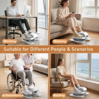Under-Desk Elliptical Exercise Machine — 12-Speed Seated Foot Pedal Trainer with Auto/Manual Modes, Portable Electric Ellipse for Seniors (As Seen on TV)(m-3)
