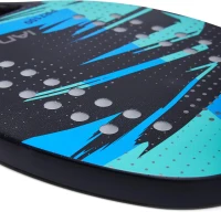 Beach Tennis Paddle – 100% Carbon Fiber Frame with EVA Memory Foam Core, Lightweight (330g) Power Racket with Enhanced Grip(m-4)