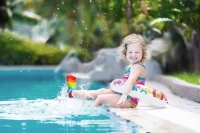 Short Youth Swim Fins by Prsca — Training Flippers for Children, Beginners, Girls & Boys(m-3)