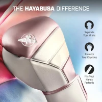 Hayabusa T3 Gloves — Men’s & Women’s Boxing/MMA Gloves with Dual-X Hook & Loop Closure, Splinted Wrist, 5-Layer Knuckle Padding(m-2)